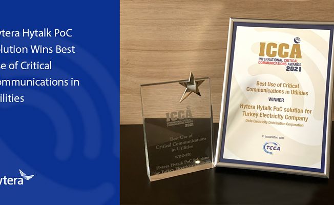 Hytera, ICCA'da Kamu Hizmetlerinde Kritik İletişimin En İyi Kullanımı ödülünü kazandı