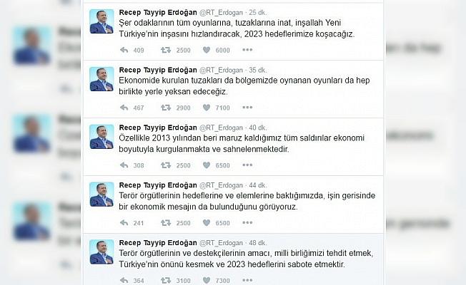 Erdoğan:  "2023 hedeflerimize koşacağız"