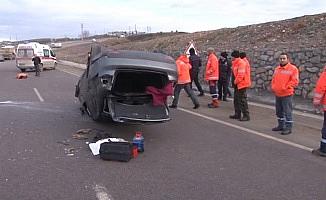 Sancaktepe'de araç takla attı: 1 kişi öldü