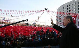 Erdoğan’ı  Malatya'da 100 bin kişi dinledi