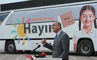 CHP’nin otobüsleri ve kampanya görselleri hazır
