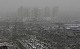 Çin’de kum fırtınası hava kirliliğine neden oldu