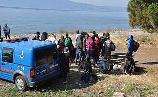Çanakkale’de 59 kaçak göçmen yakalandı
