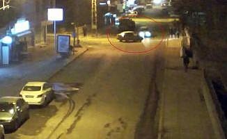 Kars’ta  3 ayrı trafik kazası MOBESE’ye yansıdı