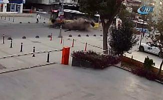 Kadıköy'deki korkunç kaza kamerada
