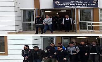 Antalya ve İstanbul’da uyuşturucu operasyonu